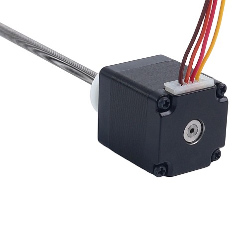 Nema 11 Zewnętrzny stos 34mm 0,75A Przewód 0,635mm(0.025") cala Długość 100mm - 11E13S0754ED4-100RS | StepperOnline