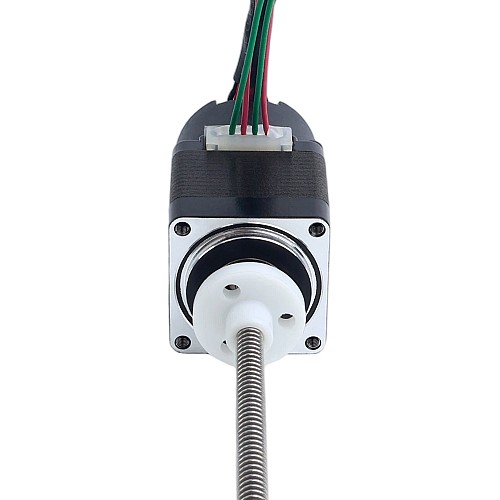 NEMA 11 Zewnętrzny Silnik Krokowy Liniowy Acme 1,0A Stos 32mm Skok Śruby 1,27mm(0,05") z Optycznym Enkoderem Przyrostowym 1000PPR - 11E13S1004FD4-150RS-OE1K | StepperOnline