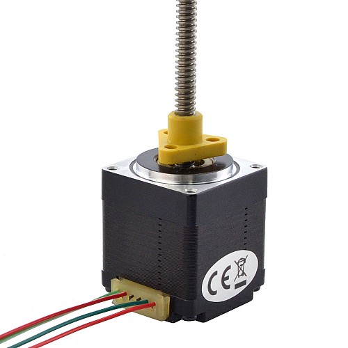 NEMA 11 zewnętrzny liniowy silnik krokowy Acme 1.0A 32.2mm śruba stosowa ołowiu 1.27mm(0.05)