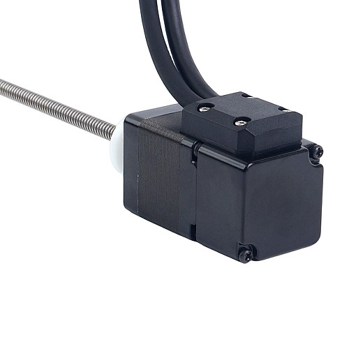 Zewnętrzny silnik krokowy liniowy Acme Nema 11 1,0A 32,2mm Stack z optycznym enkoderem inkrementalnym 1000PPR - 11E13S1004GD4-150RS-OE1K | StepperOnline