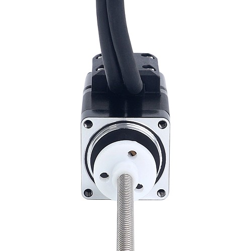 Zewnętrzny silnik krokowy liniowy Acme Nema 11 1,0A 32,2mm Stack z optycznym enkoderem inkrementalnym 1000PPR - 11E13S1004GD4-150RS-OE1K | StepperOnline