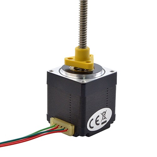 NEMA 11 zewnętrzny liniowy silnik krokowy Acme 1.0A 32.2mm śruba stosu ołowiu 2.54mm(0.1) NEMA 11 zewnętrzny liniowy silnik krokowy Acme 1.0A 32.2mm śruba stosu ołowiu 2.54mm(0.1)