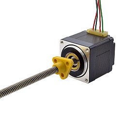 NEMA 11 zewnętrzny liniowy silnik krokowy Acme 1.0A 32.2mm śruba stosowa ołowiu 5.08mm(0.2")