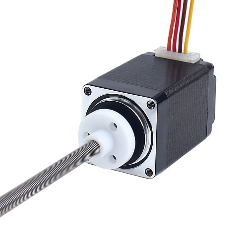 Nema 11 Zewnętrzny stos 45mm 0,75A Przewód 0,635mm(0,025") cala Długość 101mm - 11E18S0754ED4-101RS | StepperOnline