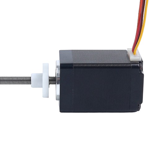 Nema 11 Zewnętrzny stos 45mm 0,75A Przewód 0,635mm(0,025") cala Długość 101mm - 11E18S0754ED4-101RS | StepperOnline