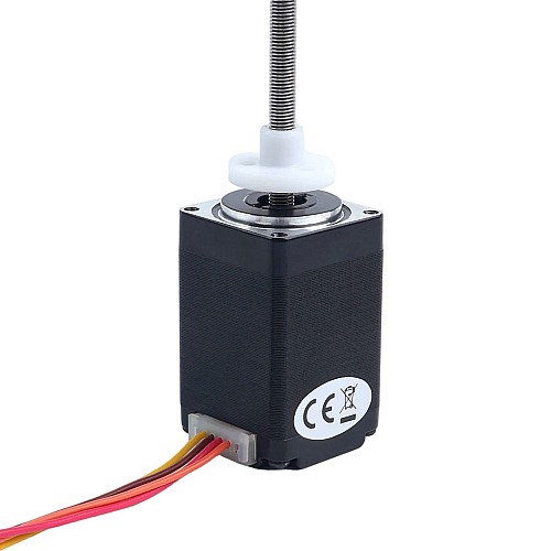 Nema 11 Zewnętrzny stos 45mm 0,75A Przewód 0,635mm(0,025") cala Długość 101mm - 11E18S0754ED4-101RS | StepperOnline