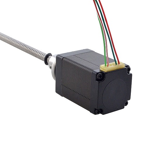 NEMA 11 zewnętrzna śruba kulowa liniowy silnik krokowy 1.0A 46mm śruba stosowa ołowiu 2mm(0.07874) NEMA 11 zewnętrzna śruba kulowa liniowy silnik krokowy 1.0A 46mm śruba stosowa ołowiu 2mm(0.07874)