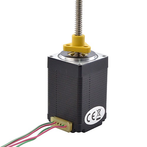 NEMA 11 zewnętrzny liniowy silnik krokowy Acme 1.0A 46mm śruba stosu ołowiu 2.54mm(0.1)