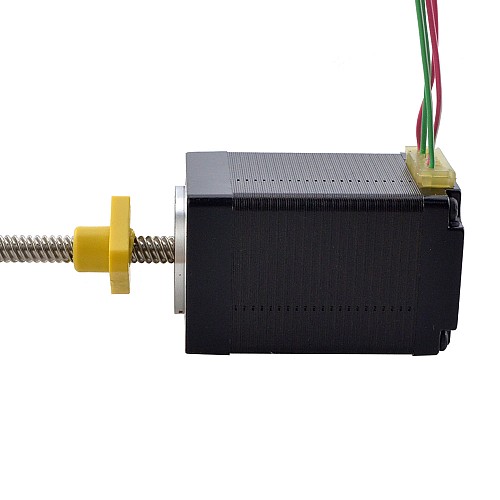 NEMA 11 zewnętrzny liniowy silnik krokowy Acme 1.0A 46mm śruba stosowa ołowiu 5.08mm(0.2)
