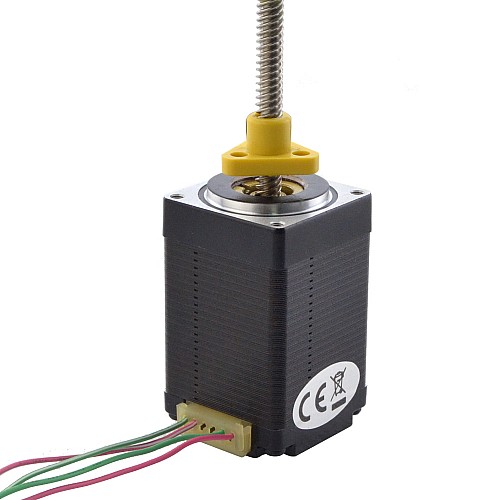 NEMA 11 zewnętrzny liniowy silnik krokowy Acme 1.0A 46mm śruba stosowa ołowiu 5.08mm(0.2)