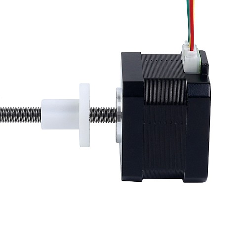 Nema 17 Zewnętrzny stos 34mm 0,4A Przewód 2mm(0,07874") Długość 200mm - 17E13S0404AF4-200RS | StepperOnline