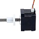 Nema 17 Zewnętrzny stos 34mm 0,4A Przewód 4mm(0,15748) Długość 150mm - 17E13S0404DB4-150RS | StepperOnline