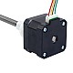 Nema 17 Zewnętrzny stos 34mm 0,4A Przewód 4mm(0,15748) Długość 150mm - 17E13S0404DB4-150RS | StepperOnline