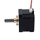 Nema 17 Zewnętrzny stos 34mm 0,4A Przewód 8mm(0,31496") Długość 32mm - 17E13S0404MB4-032RB | StepperOnline