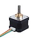 Nema 17 Zewnętrzny stos 34mm 0,4A Przewód 8mm(0,31496") Długość 32mm - 17E13S0404MB4-032RB | StepperOnline