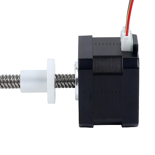 Nema 17 Zewnętrzny stos 34mm 0,4A Przewód 8mm(0,31496") Długość 200mm - 17E13S0404MB4-200RS | StepperOnline Nema 17 Zewnętrzny stos 34mm 0,4A Przewód 8mm(0,31496") Długość 200mm - 17E13S0404MB4-200RS | StepperOnline