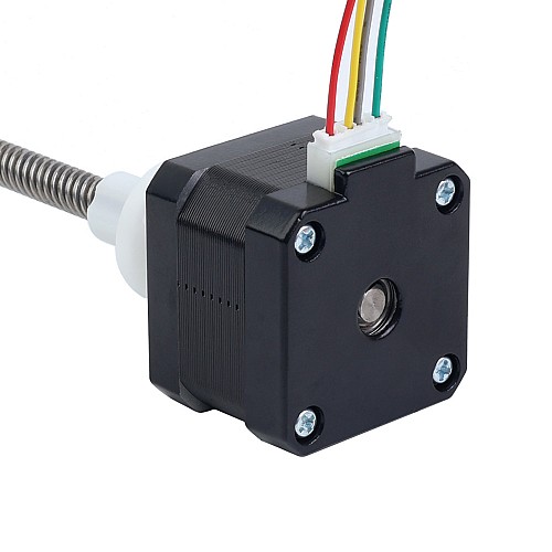 Nema 17 Zewnętrzny stos 34mm 0,4A Przewód 8mm(0,31496") Długość 200mm - 17E13S0404MB4-200RS | StepperOnline Nema 17 Zewnętrzny stos 34mm 0,4A Przewód 8mm(0,31496") Długość 200mm - 17E13S0404MB4-200RS | StepperOnline