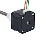 Nema 17 Zewnętrzny stos 34mm 0,4A Przewód 8mm(0,31496") Długość 200mm - 17E13S0404MB4-200RS | StepperOnline Nema 17 Zewnętrzny stos 34mm 0,4A Przewód 8mm(0,31496") Długość 200mm - 17E13S0404MB4-200RS | StepperOnline