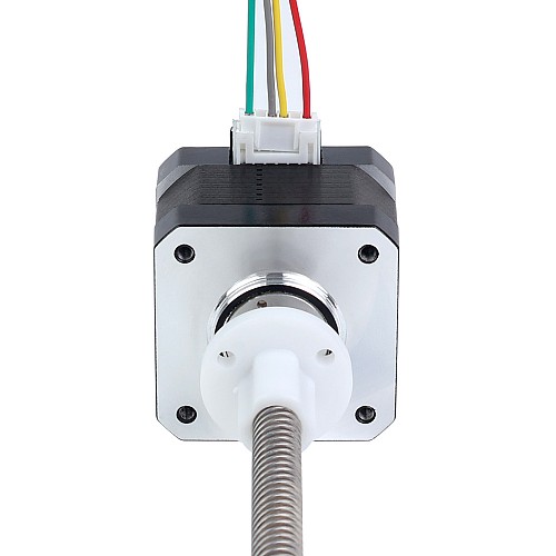 Nema 17 Zewnętrzny stos 34mm 0,4A Przewód 8mm(0,31496") Długość 200mm - 17E13S0404MB4-200RS | StepperOnline Nema 17 Zewnętrzny stos 34mm 0,4A Przewód 8mm(0,31496") Długość 200mm - 17E13S0404MB4-200RS | StepperOnline