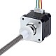 Nema 17 Zewnętrzny stos 34mm 0,4A Przewód 8mm(0,31496") Długość 300mm - 17E13S0404MB4-300RS | StepperOnline