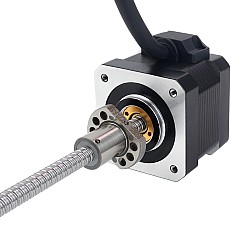 NEMA 17 zewnętrzna śruba kulowa liniowy silnik krokowy 1,5a 34mm śruba stosowa ołowiu 2mm(0.07874")