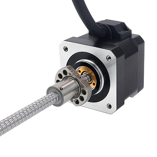 NEMA 17 zewnętrzna śruba kulowa liniowy silnik krokowy 1,5a 34mm śruba stosowa ołowiu 2mm(0.07874)