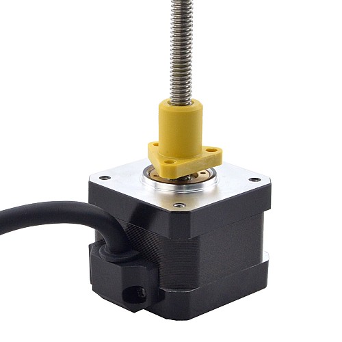 NEMA 17 External Acme Liniowy silnik krokowy 1.5A 34mm Wzrost Prowadzić 1.27mm(0.05)