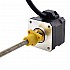 NEMA 17 External Acme Liniowy silnik krokowy 1.5A 34mm Wzrost Prowadzić 6.35mm(0.25")