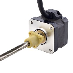 NEMA 17 External Acme Liniowy silnik krokowy 1.5A 34mm Wzrost Prowadzić 25.4mm(1") Długość przewodu 150mm