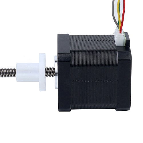 Nema 17 Zewnętrzny stos 48mm 1,68A Przewód 2mm(0,07874") Długość 200mm - 17E19S1684AF4-200RS | StepperOnline UK