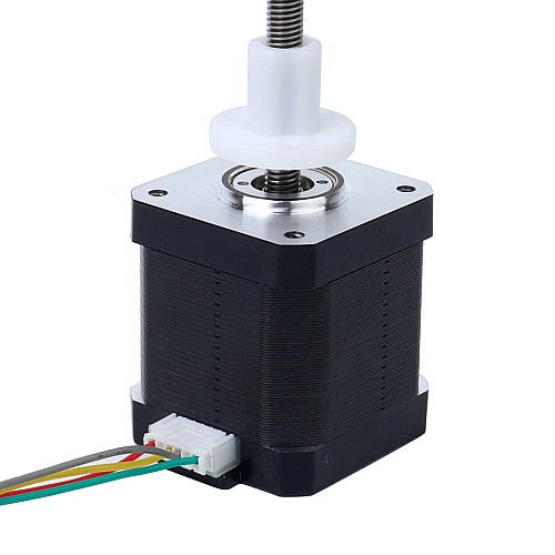 Nema 17 Zewnętrzny stos 48mm 1,68A Przewód 2mm(0,07874") Długość 200mm - 17E19S1684AF4-200RS | StepperOnline UK