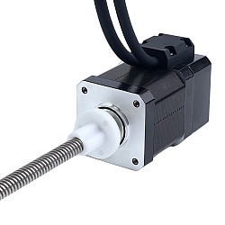 Nema 17 Zewnętrzny Silnik Krokowy Liniowy Acme 1,68A Stos 48mm Skok Śruby 8mm(0,31496") z Optycznym Enkoderem Przyrostowym 1000PPR