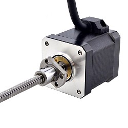 NEMA 17 zewnętrzna śruba kulowa liniowy silnik krokowy 2.5A 48mm śruba stosowa ołowiu 2mm(0.07874")