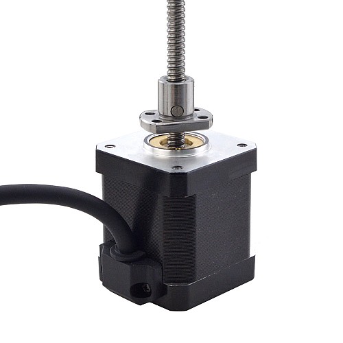 NEMA 17 zewnętrzna śruba kulowa liniowy silnik krokowy 2.5A 48mm śruba stosowa ołowiu 2mm(0.07874)