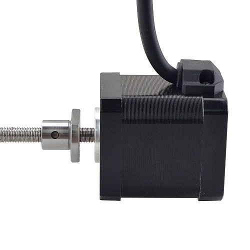 NEMA 17 zewnętrzna śruba kulowa liniowy silnik krokowy 2.5A 48mm śruba stosowa ołowiu 1mm(0.03937)