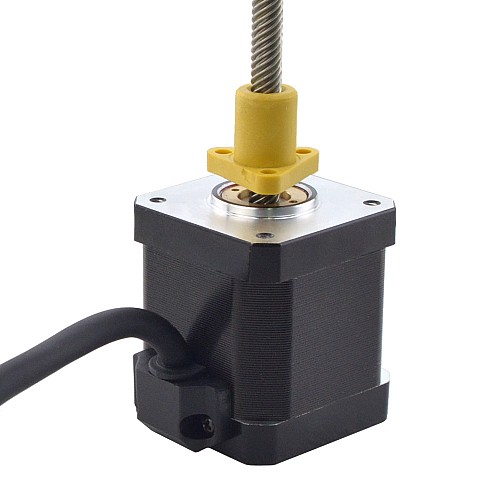 NEMA 17 zewnętrzny liniowy silnik krokowy Acme 2.5A 48mm śruba stosowa ołowiu 12.7mm(0.5)