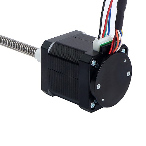 Zewnętrzny trapezowy liniowy silnik krokowy NEMA 17 1,68A, stos 48mm z enkoderem magnetycznym 1000PPR(4000CPR) - 17E19S1684MB4-200RS-AR4 | StepperOnline Zewnętrzny trapezowy liniowy silnik krokowy NEMA 17 1,68A, stos 48mm z enkoderem magnetycznym 1000PPR(4000CPR) - 17E19S1684MB4-200RS-AR4 | StepperOnline