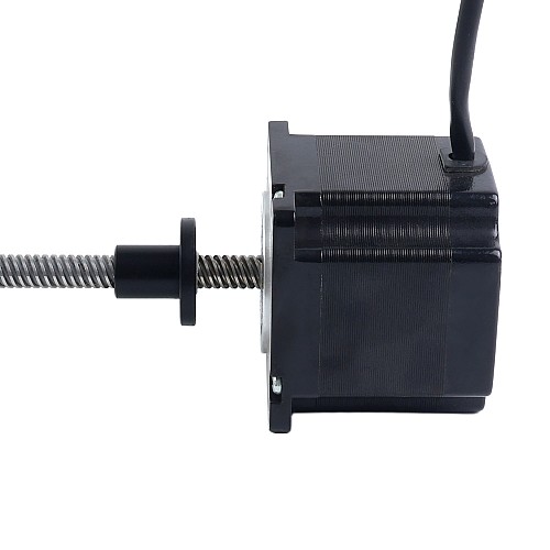 Nema 23 Zewnętrzny stos 51mm, przewód 0,9A, 8mm(0,31496"), długość 150mm - 23E20S0904MB2-150RS | StepperOnline