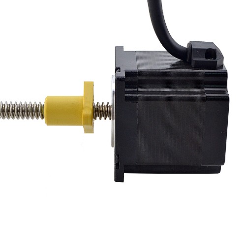 NEMA 23 External Acme Liniowy silnik krokowy 3.0A 56mm Wzrost Prowadzić 2.54mm(0.1)