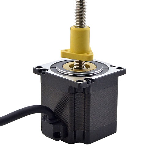 NEMA 23 External Acme Liniowy silnik krokowy 3.0A 56mm Wzrost Prowadzić 2.54mm(0.1)