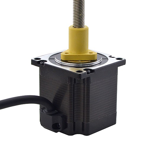 NEMA 23 External Acme Liniowy silnik krokowy 3.0A 56mm Wzrost Prowadzić 10.16mm(0.4)