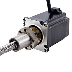 NEMA 23 zewnętrzna śruba kulowa liniowy silnik krokowy 4.0A 75mm śruba stosowa ołowiu 10mm(0.3937")