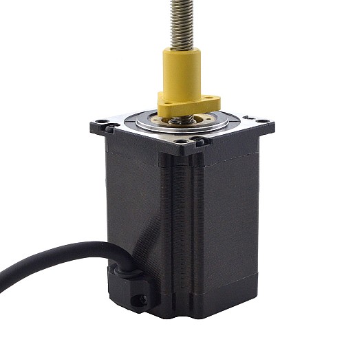 NEMA 23 External Acme Liniowy silnik krokowy 4.0A 76mm Wzrost Prowadzić 5.08mm(0.2)