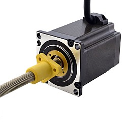NEMA 23 External Acme Liniowy silnik krokowy 4.0A 76mm Wzrost Prowadzić 10.16mm(0.4") Dlugosc Przewodu 200mm