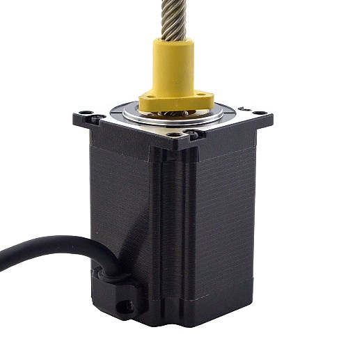 NEMA 23 External Acme Liniowy silnik krokowy 4.0A 76mm Wzrost Prowadzić 25.4mm(1) Długość przewodu 200mm