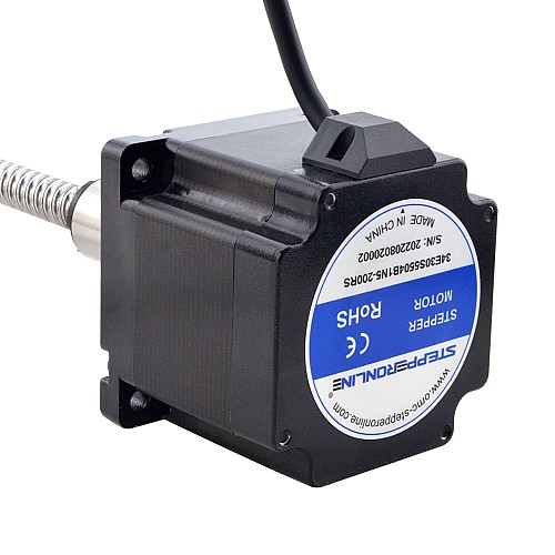 NEMA 34 zewnętrzna śruba kulowa liniowy silnik krokowy 4.5Nm(637.25oz.in) 5.5A 76mm śruba stosowa ołowiu 10mm(0.3937)