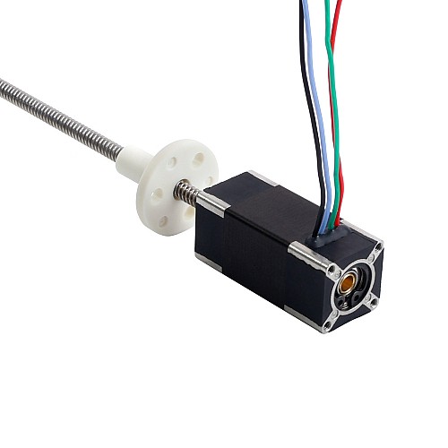 Nema 6 Zewnętrzny trapezowy liniowy silnik krokowy 0,3A 32mm Śruba stosowa Ołów 2mm (0,07874) Długość przewodu 100mm Nema 6 Zewnętrzny trapezowy liniowy silnik krokowy 0,3A 32mm Śruba stosowa Ołów 2mm (0,07874) Długość przewodu 100mm
