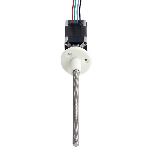 Nema 6 Zewnętrzny trapezowy liniowy silnik krokowy 0,3A 32mm Śruba stosowa Ołów 2mm (0,07874) Długość przewodu 100mm Nema 6 Zewnętrzny trapezowy liniowy silnik krokowy 0,3A 32mm Śruba stosowa Ołów 2mm (0,07874) Długość przewodu 100mm
