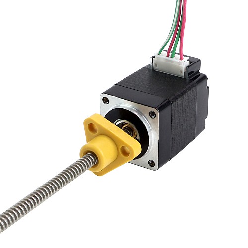 NEMA 8 zewnętrzny liniowy silnik krokowy Trapezowy 0,5a 28,2mm śruba stosowa ołowiu 1mm(0,03937) NEMA 8 zewnętrzny liniowy silnik krokowy Trapezowy 0,5a 28,2mm śruba stosowa ołowiu 1mm(0,03937)