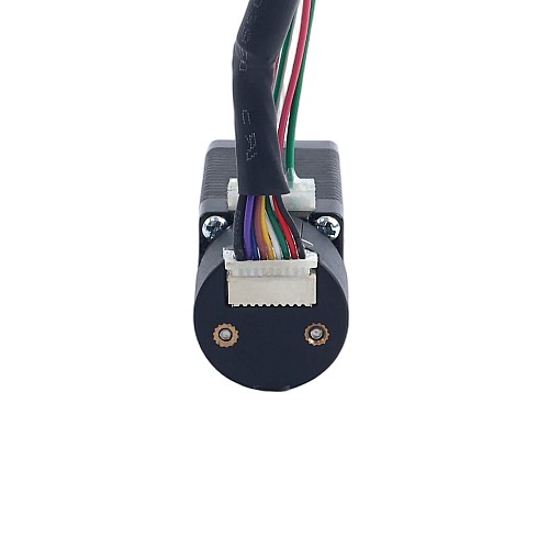 NEMA 8 Zewnętrzny Silnik Krokowy Liniowy Trapezowy 0,5A Stos 38mm Skok Śruby 1mm(0,03937") z Optycznym Enkoderem Przyrostowym 1000PPR - 8E15S0504SC4-100RS-OE1K | StepperOnline